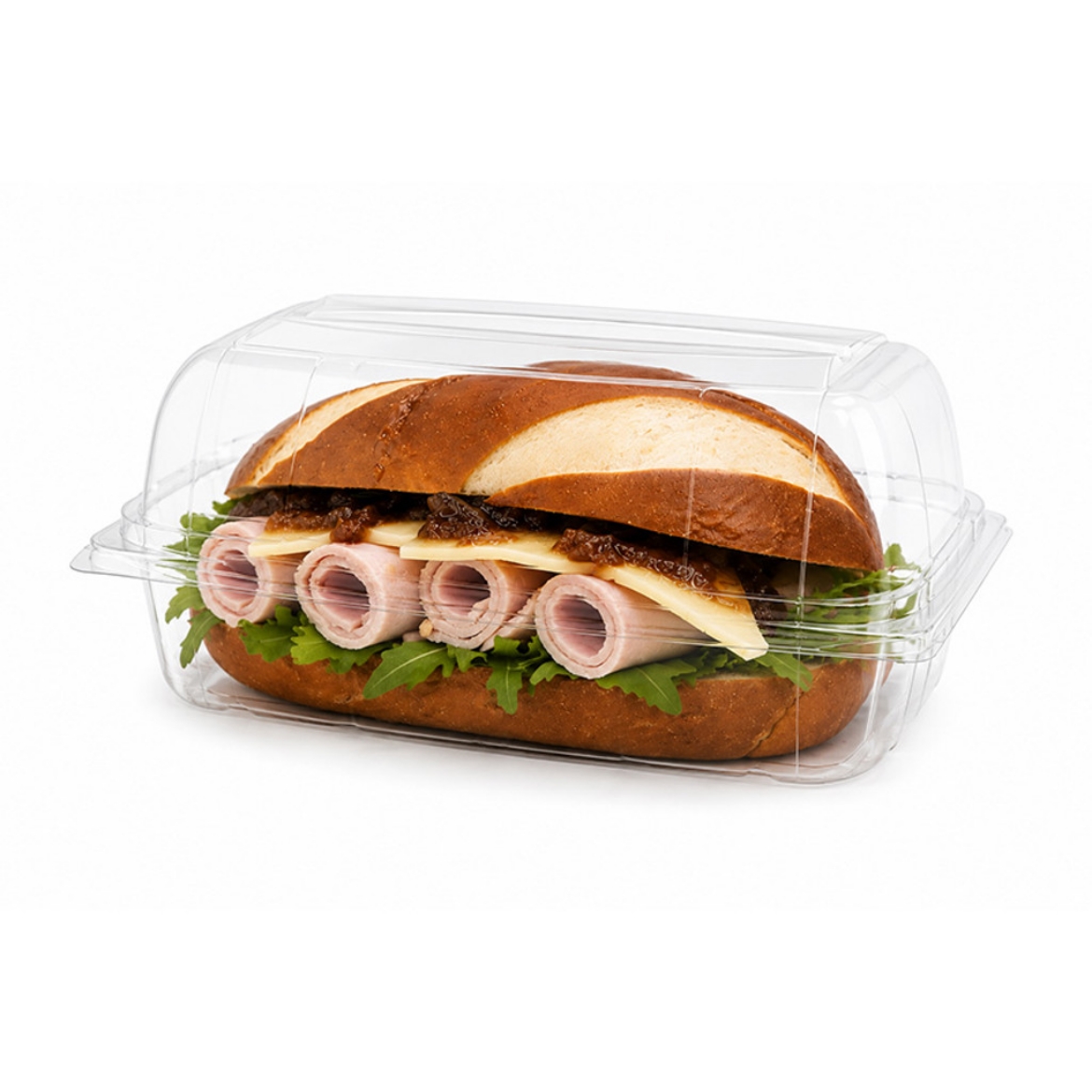 Picture of Ham & Cheddar Cheese Pretzel Roll